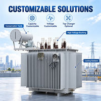 Transformateur de puissance économique 700 kVA, entrée 220 kV, sortie triphasée 480 V, immergé dans l'huile, approuvé, à faibles pertes et à économie d'énergie pour réseau électrique.