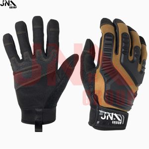 Guantes de impacto TPR de alta resistencia Guantes DE TRABAJO resistentes a cortes Guantes resistentes a vibraciones Construcción - Product Image 1