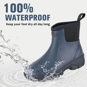 أحذية مطاطية خفيفة الوزن جديدة وشعبية لعام <span class=keywords><strong>2026</strong></span> بتصميم شعار مخصص ومقاومة للماء للرجال - Product Image 5