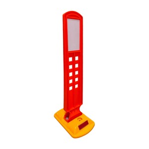Bouton de séparation de voies 60x26x16 cm avec signalisation d'avertissement routier - Product Image 1