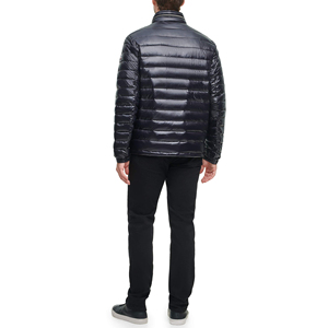 Nouvelle arrivée, veste matelassée de style streetwear, veste d'hiver chaude noire à capuche, respirante, coupe-vent, en tissu canvas - Product Image 3