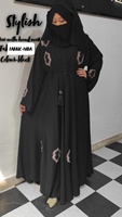 Ensemble deux pièces de style arabe musulman pour femme, nouvelle collection printemps-automne, grande taille, chemise à manches longues et pantalon, mode décontractée en polyester