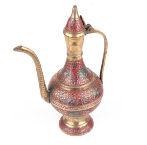 Exporter of Brass Metal Arabic Aftaba Wholesale Home Decorative Brass Vases Metal <b>Coffee</b> <b>Pot</b> Made India - Product Image 6
