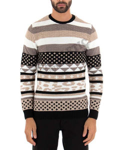 Pull en tricot OEM, fabrication en gros, livraison rapide, pull en laine mélangée pour homme, collection automne-hiver, livraison rapide - Product Image 1