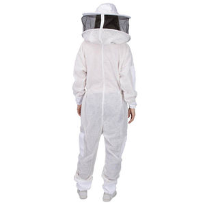 Manufacturer Ventilated 3 Layers Poly Cotton <b>Bee</b> <b>Suit</b> with Round Veil Breathable Beekeeping <b>Suit</b> for Beekeepers Beekeeping <b>suit</b> - Product Image 2