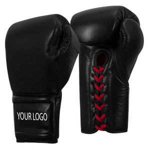 Vente en gros de gants de boxe sur mesure Fabricant de gants de boxe en cuir véritable avec logo personnalisé Gants de boxe gagnants Combat d'entraînement durable - Product Image 1