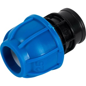 Exportador mundial Adaptador de rosca hembra de 1,25 pulgadas 40MM Accesorios de compresión de HDPE para agricultura de alta suavidad Accesorios de tubería alta - Product Image 3