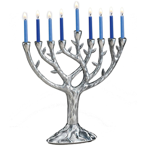 Mejor Venta de buena calidad hecha a mano decorativa Menorah calidad hogar vela soporte Navidad candelabros Pilar titular Menorah - Product Image 2