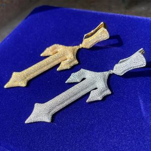 Pendentif Trap Star personnalisé serti de diamants, diamant de laboratoire incolore, collier hip hop, charme unisexe, pendentif hip hop - Product Image 4