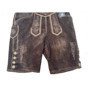 Pantalones cortos de fiesta de disfraces de Lederhosen bávaro para hombre, estilo sólido, alemán, austriaco, callejero, alemán, austriaco - Product Image 4