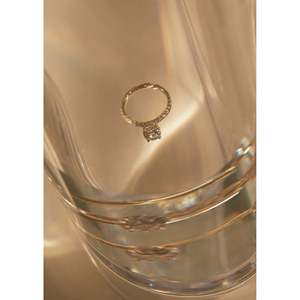 Aime <b>Ring</b> Rhodium Plated Gemstone <b>Ring</b> with Oval Cut Garnet Amethyst Agate <b>Quartz</b> Zircon Inlay for Engagement Jewelry Type Cut - Product Image 3