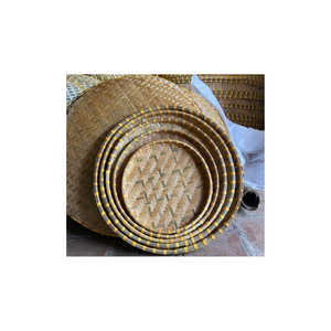 Panier de vannage naturel traditionnel Met Tre Vietnam fait à la main écologique durable léger modèle Helen - Product Image 2
