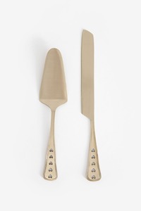 Elegante Juego de Servidores de Pastel con Mango Decorativo de Latón, Herramienta para Servir Postres, Vajilla para Bodas y Fiestas, Servidor de Pastel para Cocina - Product Image 5