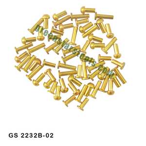 Remaches de latón esenciales GS 2232B-02 para reloj de pared y herramientas y equipos de joyería - Product Image 1