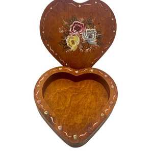 Eco Friendly Handmade Wooden Heart Jewelry <b>Box</b> Smooth Finish Solid Wood Trinket <b>Box</b> for Jewelry & <b>Keepsakes</b> - Product Image 1