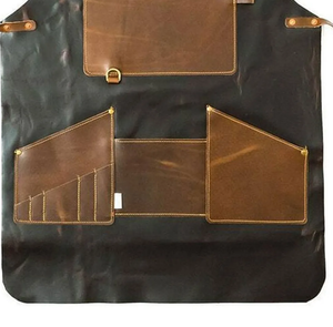 Professional Manufactures Custom Logo <b>Men</b> High Quality Leather Welding <b>Aprons</b> Hot Sale New Model Welding <b>Aprons</b> - Product Image 6
