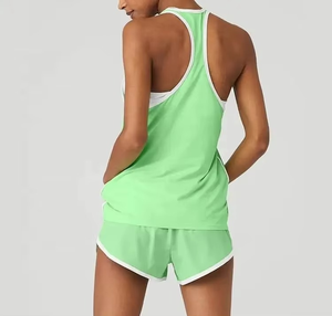 Camisetas sin mangas de gimnasio personalizadas OEM para mujer, Camiseta de algodón de verano, camiseta Sexy transpirable, diseño de camiseta sólida, estampado informal de talla grande - Product Image 5