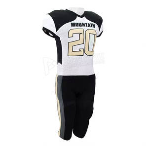 2022 dernier uniforme de football américain de haute qualité meilleurs sports et vêtements d'équipe ensembles respirants grande taille - Product Image 4