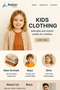 Tienda de ropa para niños Diseño de sitios web Comercio electrónico asequible Servicios de desarrollo de sitios web Soluciones profesionales de tienda en línea - Product Image 5