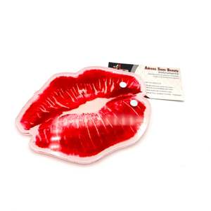 Azulejo de pestañas acrílico en forma de labios, herramienta de pestañas de belleza al por mayor sostenible, servicio OEM de impresión de logotipo personalizado - Product Image 1