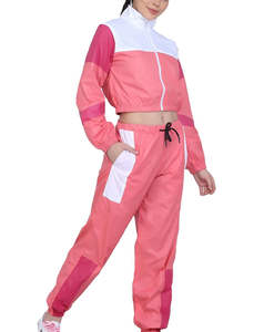 Chándal Cortavientos de Alta Calidad 2026 para Mujer, 100% Poliéster, Ligero, de Secado Rápido, con Logotipo Personalizado - Product Image 3