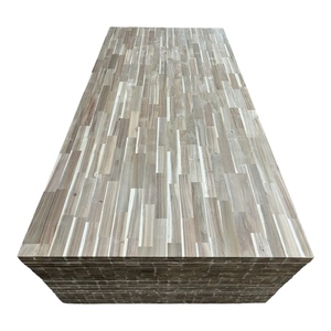 Tablero de unión de dedo de madera de acacia Encimera Bloque de carnicero Paneles de calidad premium - Product Image 1