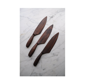 Servidor de pastel de madera, juego de cuchillo y servidor para Pastel de Bodas, elegante pieza de diseño de utensilios decorativos para fiestas barrocas - Product Image 6