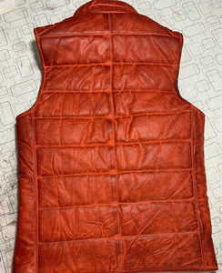 2024 gilet chauffant en cuir personnalisable haut de gamme pour hommes vêtements d'extérieur d'hiver avec veste de Offre Spéciale respirante - Product Image 4
