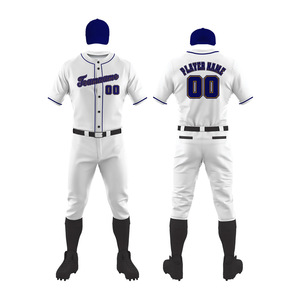 100% Polyester 2025 Best Selling Wholesale <b>Baseball</b> Uniform Custom Made Sports Wear <b>Baseball</b> Uniform For Mens - Product Image 4
