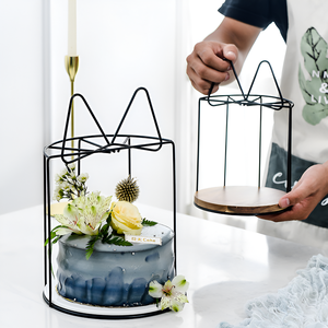 Tendance bonne qualité support à gâteau en métal anniversaire mariage événement fêtes pâtisserie gâteau support au meilleur prix - Product Image 5
