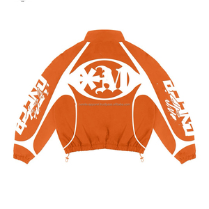 ชุดวอร์มไนลอนสตรีทแวร์แบบเรียบง่ายสำหรับผู้ชาย คุณภาพสูง ชุด 2 ชิ้น น้ำหนักเบา ทรงหลวม โอเวอร์ไซส์ ชุดกันลม - Product Image 4