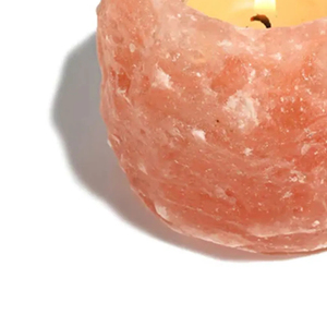 ที่ใส่เทียนแกะสลักเกลือหิมาลายันแฮนด์เมดสีชมพู/ส้ม/แดงของตกแต่งบ้านจากธรรมชาติงานตามสั่ง - Product Image 6