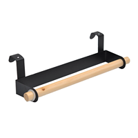 Porte-serviettes de bain contemporain en bois, porte-serviettes en papier, support de rouleau de papier toilette, écologique, taille personnalisable, logo, vente en gros directe d'usine