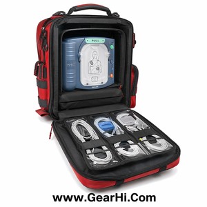 Sac de transport AED renforcé résistant à l'eau pour défibrillateur de premiers secours, équipement médical d'urgence pour traumatismes par choc - Product Image 3