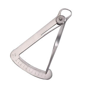 Calibrador de Acero Inoxidable de 0-10 mm, Calibrador de Medición Dental y de Ortodoncia, Instrumentos Médicos de Laboratorio Dental - Product Image 1