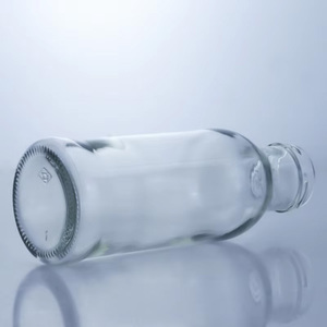 Bouteilles en verre recyclables à large ouverture de 450 ml pour jus, café, thé et eau avec bouchon à vis - Product Image 4