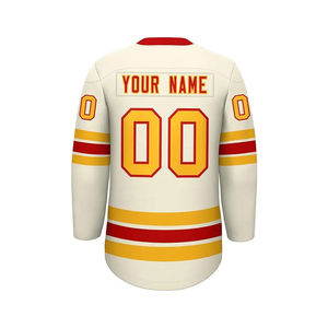 Maillot de hockey sur glace personnalisé à bas prix avec votre propre logo Maillot de hockey sur glace de haute qualité 100% polyester respirant fabriqué au Pakistan - Product Image 2
