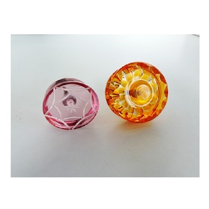 Boutons en céramique rouge rustiques modernes avec tiroir de gravure Scorpion et poignée d'armoire pour armoire, cuisine et chambre à coucher - Product Image 5