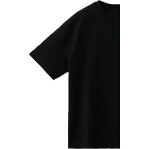 เสื้อยืดลำลองผู้ชายไซส์ใหญ่ สีดำ ปักโลโก้คุณภาพสูง ปรับแต่งได้ น้ำหนัก 220 กรัม ผ้าฝ้ายออร์แกนิค 100% - Product Image 6