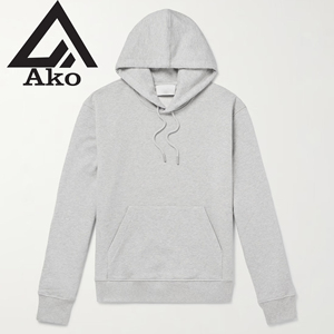 Sudadera con Capucha de Felpa Gruesa Personalizable para Hombre, Sudadera Holgada Lisa de Gran Tamaño, Sudadera con Capucha de Alta Calidad de Ako - Product Image 1