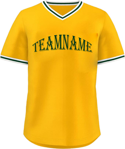 100% ropa deportiva personalizable para hombre, Jersey de béisbol transpirable, Material de poliéster 100%, logotipo personalizado, jugador con estampado de nombre del equipo - Product Image 2