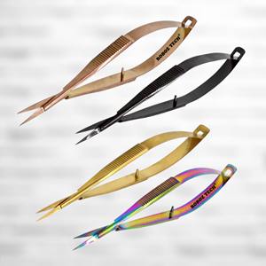 Tijeras Profesionales de Precisión de 12 cm para Cutículas y Cejas, con Resorte de Compresión, Ideales para Uso Quirúrgico - Product Image 1