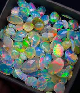 AA + Natural etíope ópalo Rosa corte piedra preciosa Multicolor Flash Ideal para anillos colgantes pendientes pulseras y joyería rara fina - Product Image 4