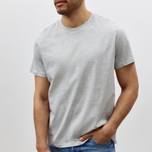 T-shirts en coton pour hommes, vêtements noirs à manches courtes et coupe ample pour hommes - Product Image 1