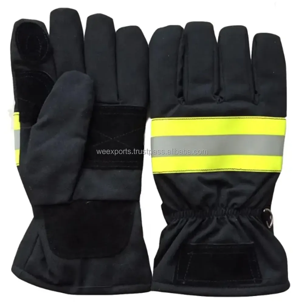 Gants Offre Spéciale résistants aux flammes couche de pompier gants de lutte contre l'incendie de haute qualité