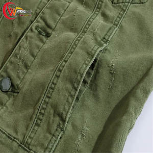 Hombres Invierno Nuevos Jeans Chaleco Color Sólido Casual Transpirable Jeans Chaleco Bajo Moq Transpirable Jeans Chaleco Para Hombres - Product Image 5