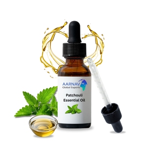 Vente directe usine – Huile essentielle de Pogostemon Cablin (Patchouli) 100 % pure, distillée à la vapeur en Indonésie, certifiée GMP – Aarnav Global - Product Image 1