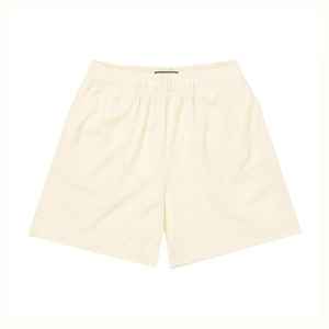 Shorts de course pour hommes de couleur unie, tissu en maille, taille élastique, respirant, séchage rapide, style urbain, poches, été, printemps - Product Image 2