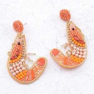 Pendientes de gota bordados diseño personalizado mujeres elegantes piezas de declaración ligeras grandes por Artesanías MD - Product Image 3