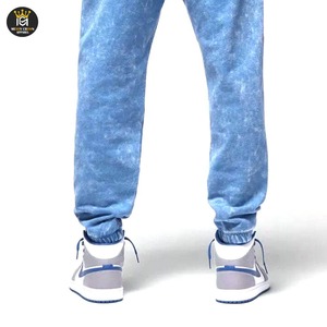 Pantalones casuales ligeros de tendencia con lavado ácido, diseño personalizado, cintura media, pantalones de lavado ácido de alta calidad - Product Image 6